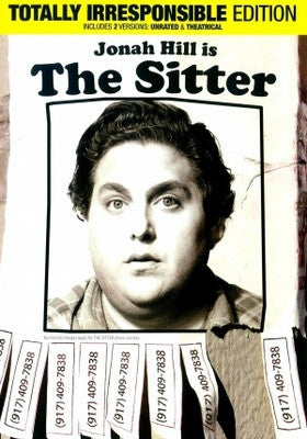 The Sitter Movie Poster 27X40 Used Lou Carbonneau, DW Moffett, Bruce Altman, Eddie Rouse, Jackie Hoffman, Jonah Hill, Sam Rockwell, Wendy Hoopes, Erin Daniels, Ari Graynor, Greg Wall, Jessica Hecht, Method Man, Nicky Katt, Nick Sandow