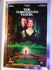 The Thirteenth Floor Movie Poster 27x40 Used 13 Vincent D'Onofrio, Rif Hutton, Glendon Rich, Johnny Crawford, Darryl Henriques, Jeremy Roberts, Travis Tedford, Craig Bierko, Tia Texada, Burt Bulos, Will Wallace