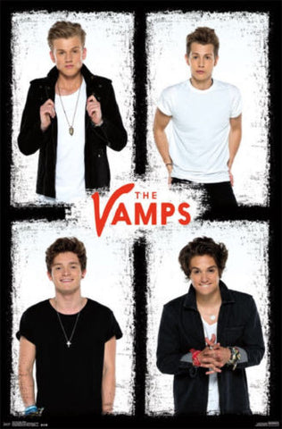 The Vamps - White Music Poster 22x34 RP14114 UPC882663041145