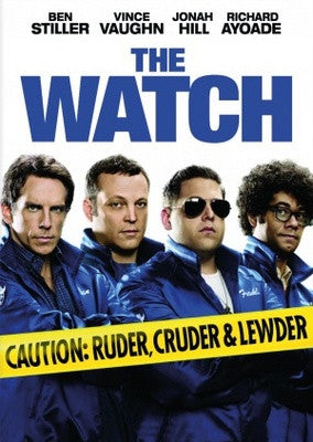 The Watch Movie Poster 27X40 Used Mel Rodriguez, Thomas Elliott, Katie Kneeland, Patricia French, Rosemarie DeWitt, R Lee Ermey, Erinn Hayes, Jaye Tyroff, Vince Vaughn, Willam Belli, Cathy Shim, Richard Ayoade