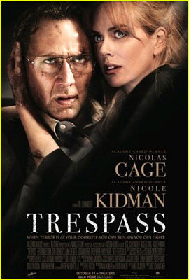 Trespass Movie Poster (Double Sided) 27X40 Used Simone Levin, Liana Liberato, Nilo Otero, Nicolas Cage, Nicole Kidman, Emily Meade, Tina Parker, Dash Mihok, Nico Tortorella, Cam Gigandet, Terry Milam, David Maldonado, Ben Mendelsohn, Jordana Spiro