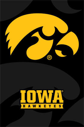 University Of Iowa 12 Poster 22x34 RP5914 UPC017681059142 Hawkeyes Sports