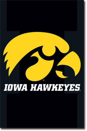 University of Iowa Sports Poster 22x34 RP8350 UPC017681083802 Hawkeyes