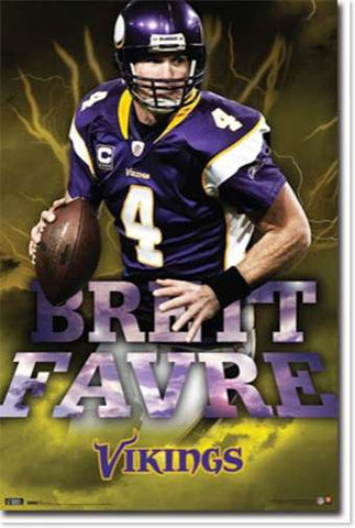 Vikings – B Favre Poster 22x34 RP1099 Brett Sports