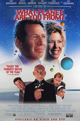 What Planet Are You From? Movie Poster 27x40 Used Gene Wolande, Ann Cusack, Judy Greer, Tammy Tavares, Ana Mercedes, Octavia Spencer, Willie Garson, Walter Addison, Anastasia Sakelaris, Sarah Silverman