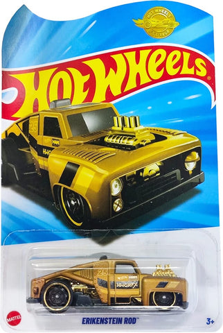 New 2025 Hot Wheels Erikenstein Rod Gold Series