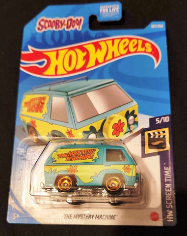 New 2021 Hot Wheels The Mystery Machine HW Screen Time Scooby-Doo! 107/250 Green Mattel Damaged