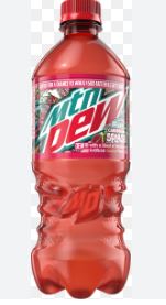New Mountain Dew Baja Caribbean Splash 20 Ounce Bottle Limited Time Only