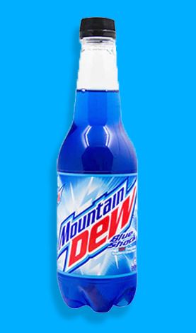 Mountain Dew Blue Shock Malaysian Exclusive Soda