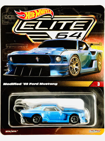 New 2023 Hot Wheels RLC Elite 64 Modified '69 Ford Mustang Real Riders #3