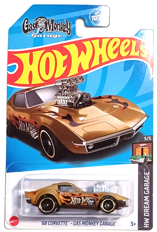 New 2023 Hot Wheels '68 Corvette Gas Monkey Garage HW Dream Garage