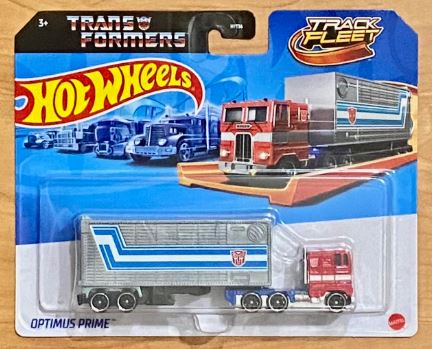 New 2024 Hot Wheels Transformers Optimus Prime Track Fleet