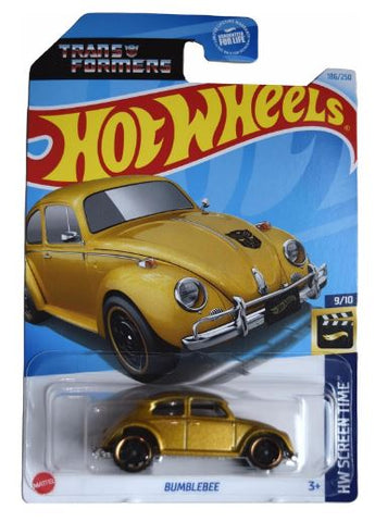 New 2024 Hot Wheels Transformers Bumblebee HW Screen Time Gold