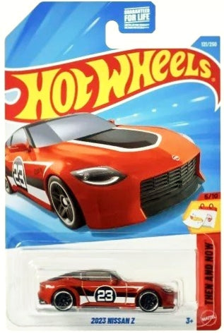 New 2026 Hot Wheels 2023 Nissan Z Then & Now Red 5/10 & 121/250
