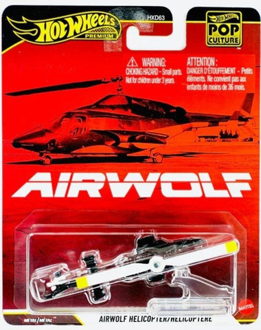New 2026 Hot Wheels Airwolf Helicopter Retro Entertainment Pop Culture