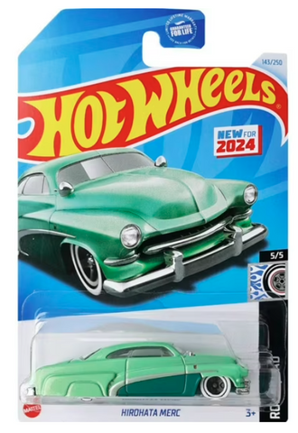 New 2024 Hot Hot Wheels Hirohata Merc Rod Squad 143/250 & 5/5