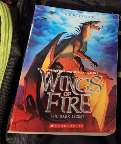 Wings of Fire The Dark Secret Book 4 Written by Tui T. Sutherland Paperback Used