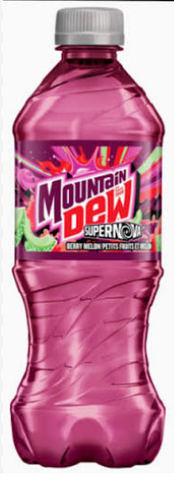 New Mountain Dew Supernova Canadian Exclusive Flavor Soda Pop 20 Ounce Bottle