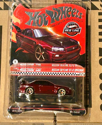 New 2025 Hot Wheels Nissan Skyline GT R34 RLC Exclusive Selections Collector Car