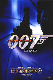 007 Special Edition DVD Movie Poster 27X40 Used James Bond