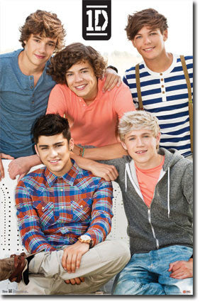One Direction Poster Group Shot 24x36 inches Harry Styles 1D