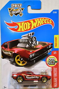 New 2017 Hot Wheels Rodger Dodger Valentine's Day Car Holiday Racers