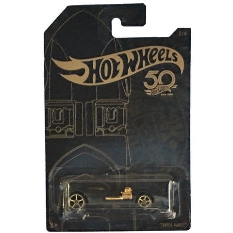 New 2018 Hot Wheels Black and Gold Twin Mill Car