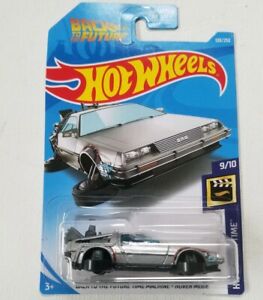New 2019 Hot Wheels Back To The Future Time Machine - Hover Mode Delorean Screen Time Movie Car