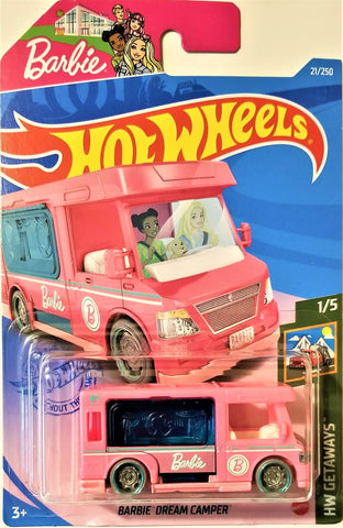 New 2021 Hot Wheels Barbie Dream Camper Getaways