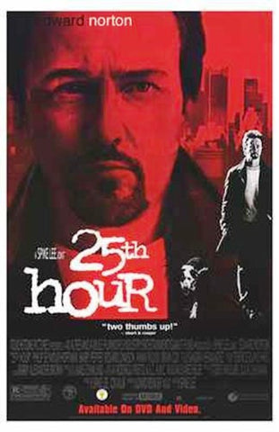 25th Hour Movie Poster 27x40 used