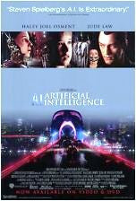 A.I. Artificial Intelligence Movie Poster 27x40 Used Steven Spielberg