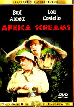 Africa Screams 1949 Digitally Remastered Treasure Box Collection DVD Used UPC728665900007