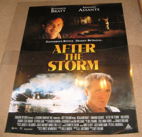 After The Storm 2001 Movie Poster 27x40 Used