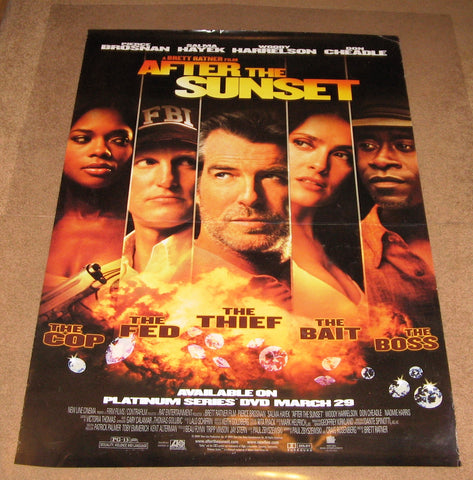 After The Sunset Movie Poster 27x40 used