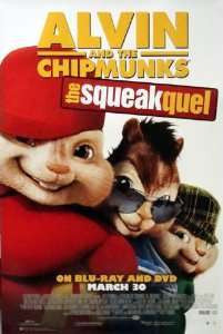 Alvin and the Chipmunks The Squeakquel 2009 Movie Poster 27x40 Used Christina Applegate