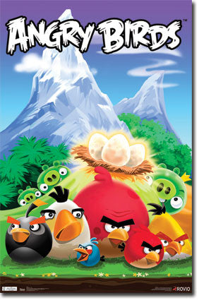 Angry Birds – Action RP5309 22x34 Game Poster