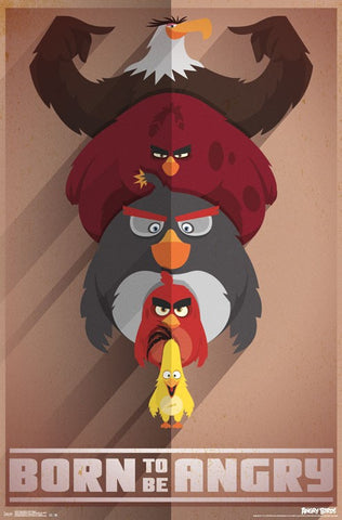 Angry Birds - Born Angry Movie Poster RP14447 23x34 UPC882663044474