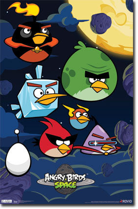 Angry Birds Space – Birds RP5459 Game Poster 22x34 UPC017681054598