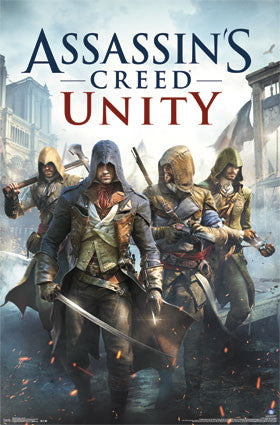 Assassin's Creed Unity - Key Art RP13572 Movie Game Poster 22x34