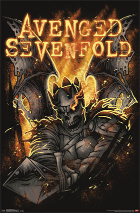 Avenged Sevenfold - Fire RP13542 Band Poster 22x34 – Mason