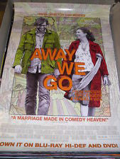 Away We Go Movie Poster 27x40	Used