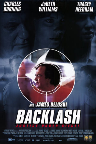 Backlash Justice Under Siege 1999 Movie Poster 27x40 Used James Belushi
