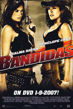 Bandidas Movie Poster 27x40 Used