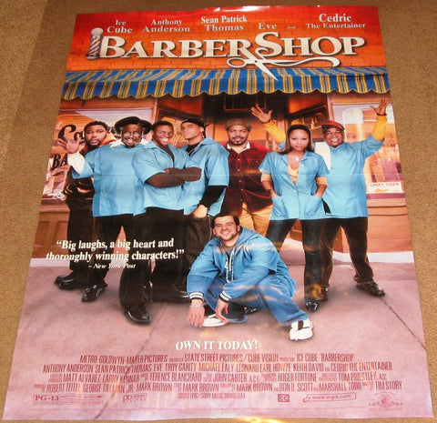 Barbershop Movie Poster 27x40 Used Ice Cube
