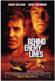 Behind Enemy Lines Movie Poster 27x40 Used Owen Wilson, Gene Hackman