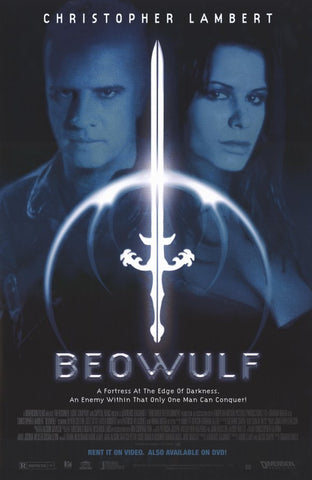 Beowulf 1999 Movie Poster 27x40 Used Christopher Lambert