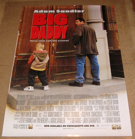 Big Daddy Movie Poster 27x40 Used Adam Sandler