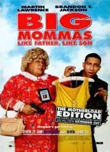 Big Mommas Like Father, Like Son The Motherload Edition Movie Poster 27x40 Used Martin Lawrence, Brandon T. Jackson