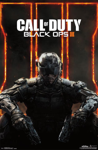 Black Ops 3 - Key Art Game Poster 22x34 RP14317 UPC882663043170 Call Of Duty