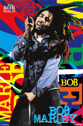 Bob Marley - Name Music Poster 22x34 RP6833 UPC017681068335